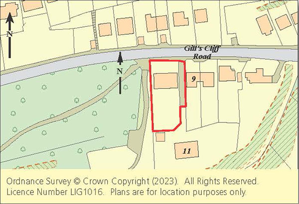 Lot: 99 - HOUSE WITH SEA VIEWS WITH CONSENT FOR DEMOLITION AND CONSTRUCTION OF SIX TWO-BEDROOM APARTMENTS -